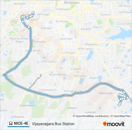 NICE-4E  Line Map