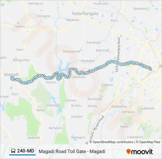 240-MD Bus Line Map