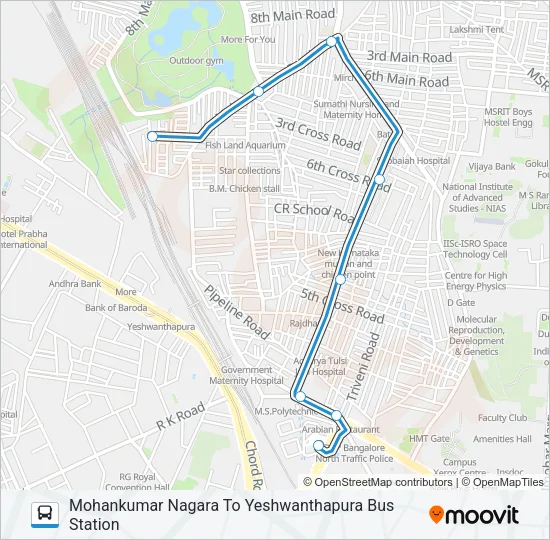 99-A YTTMC-MKN Bus Line Map