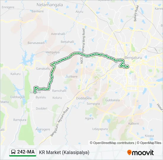 242-MA Bus Line Map