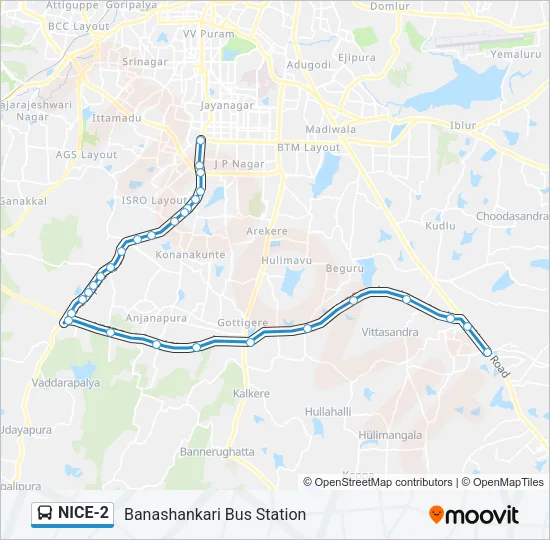NICE-2  Line Map
