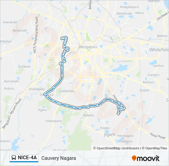 NICE-4A  Line Map
