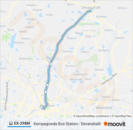 EX-298M Bus Line Map