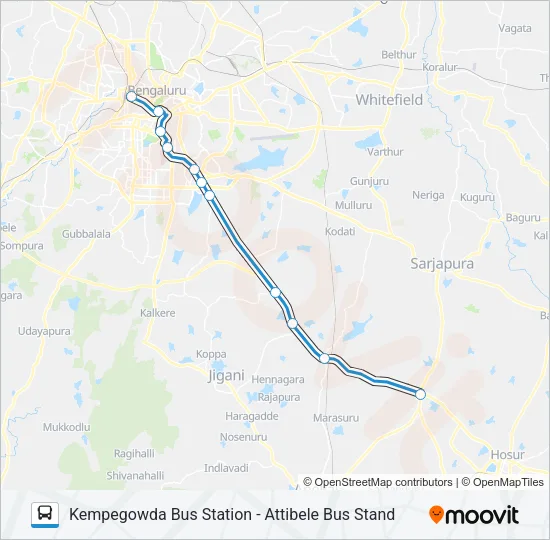 EXP-KBS-3A Bus Line Map