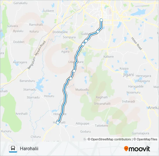 EXP-213V Bus Line Map