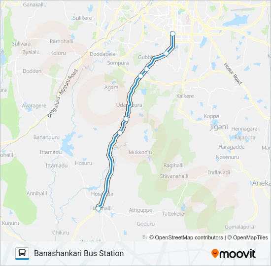 EXP-213V Bus Line Map