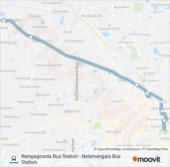 EXP-258C Bus Line Map