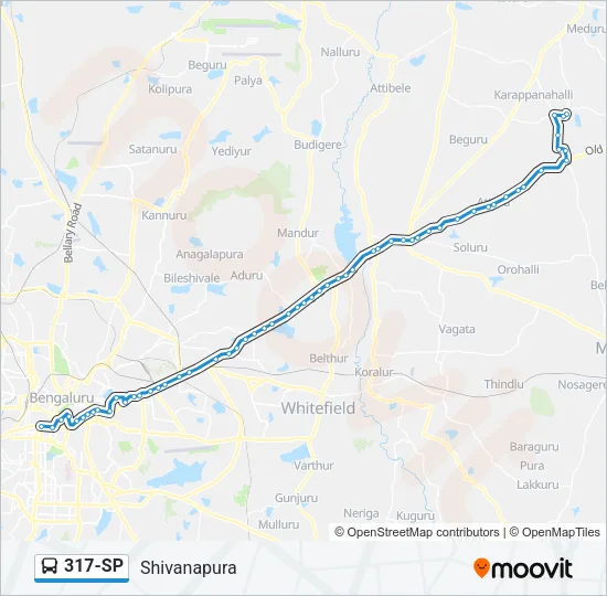 317-SP Bus Line Map