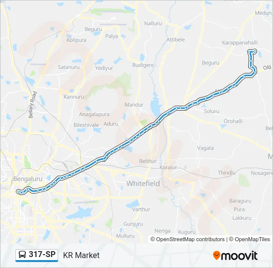 317-SP Bus Line Map
