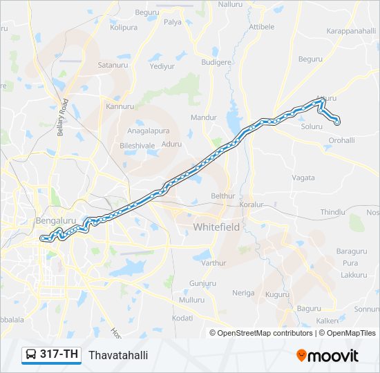 317-TH Bus Line Map