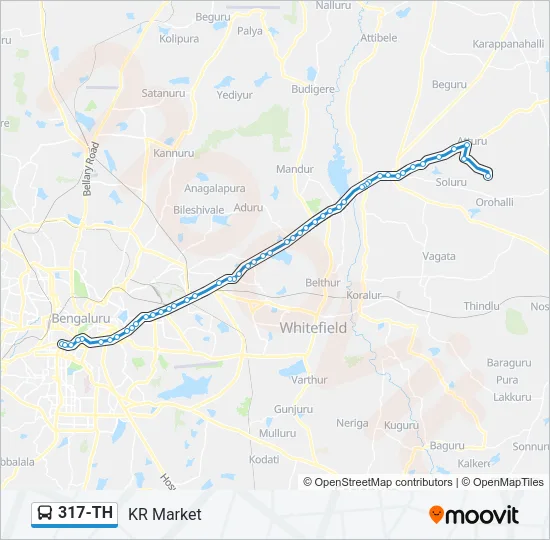 317-TH Bus Line Map