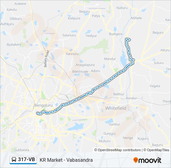 317-VB Bus Line Map
