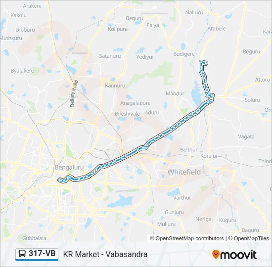 317-VB Bus Line Map