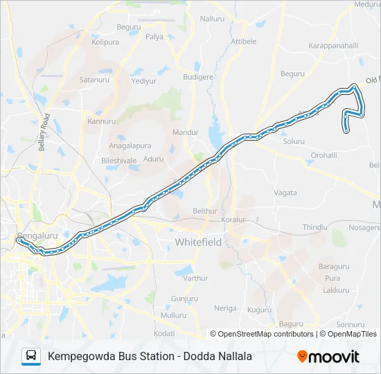 317-DN KBS-DNH Bus Line Map