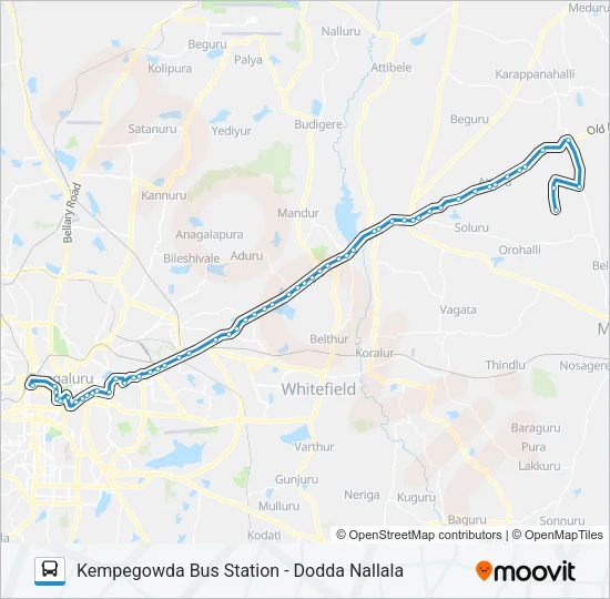 317-DN KBS-DNH Bus Line Map