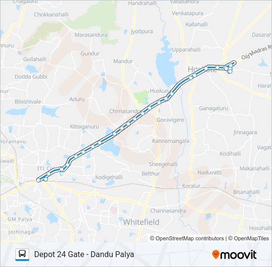 317-DP D24G-DNP Bus Line Map