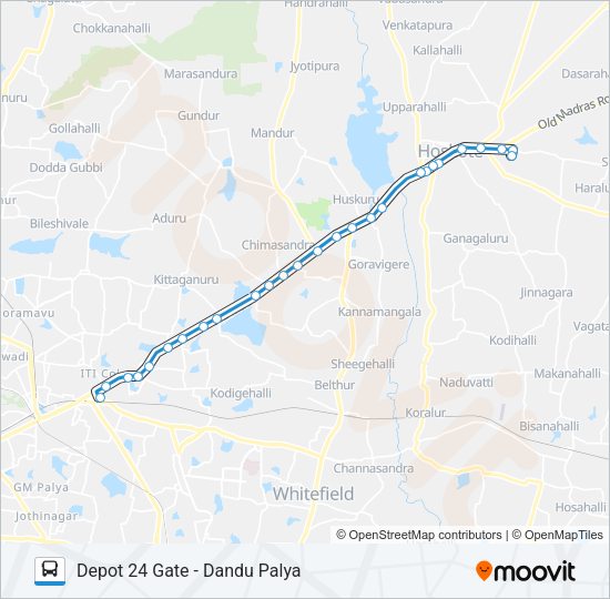 317-DP D24G-DNP Bus Line Map
