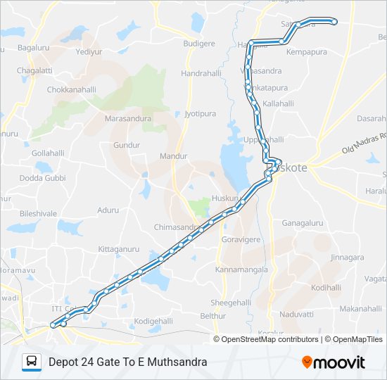 317-EM D24G-EMTS Bus Line Map