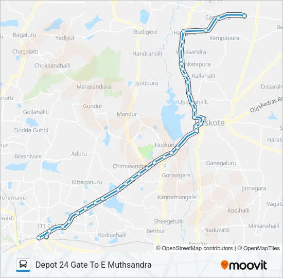 317-EM D24G-EMTS Bus Line Map