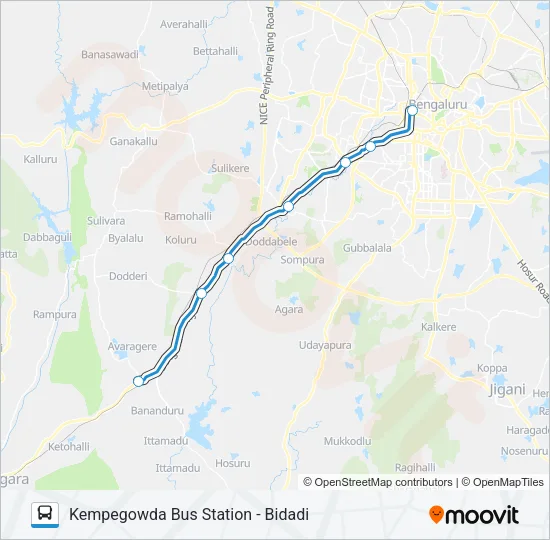EXP-226N Bus Line Map