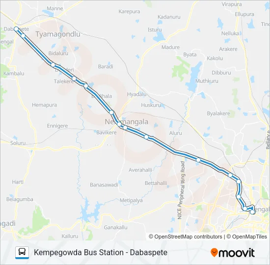 EXP-258DK Bus Line Map