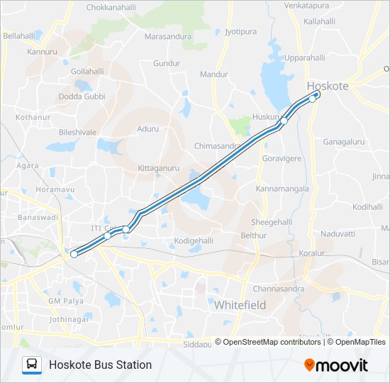 EXP-317HT Bus Line Map
