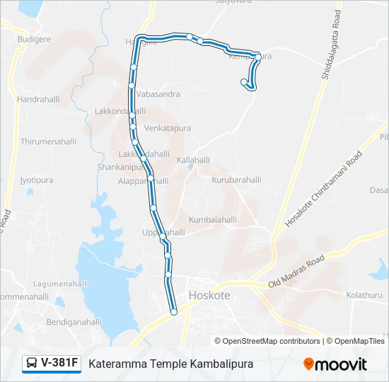 V-381F Bus Line Map