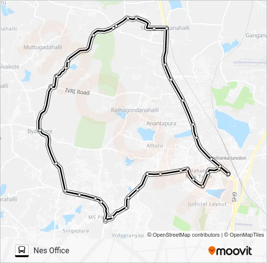 CHAKRA-17 Bus Line Map