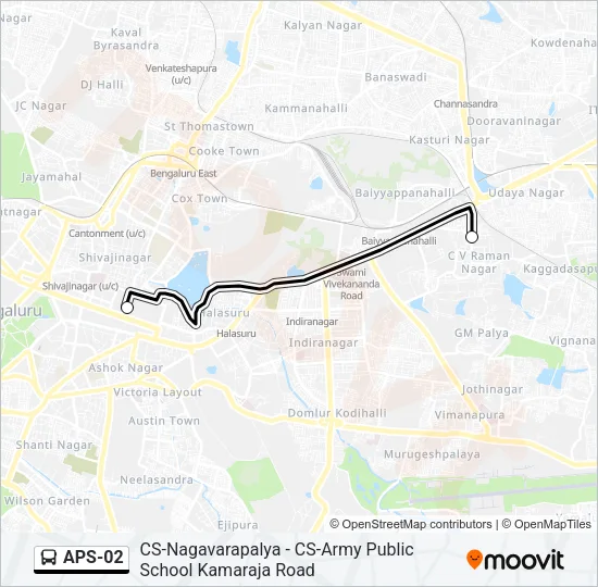 APS-02 Bus Line Map