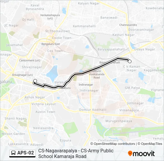 APS-02 Bus Line Map