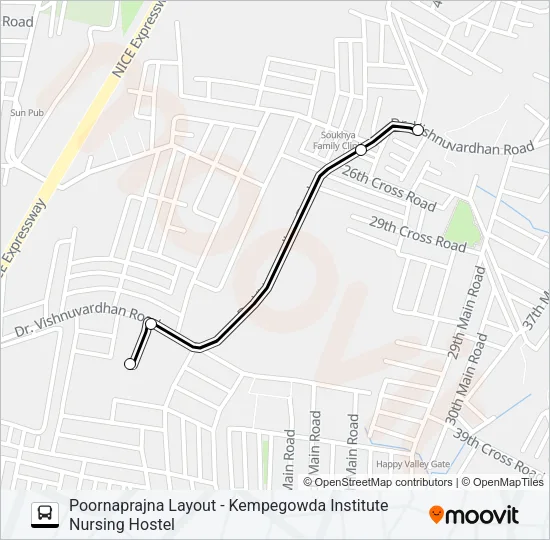PPL-KINHT Bus Line Map