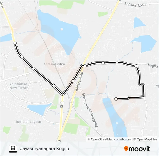PTH-JSNL Bus Line Map