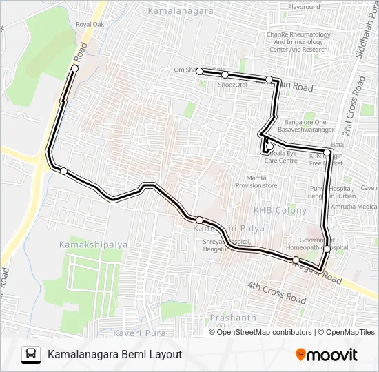 D31G-KML Bus Line Map