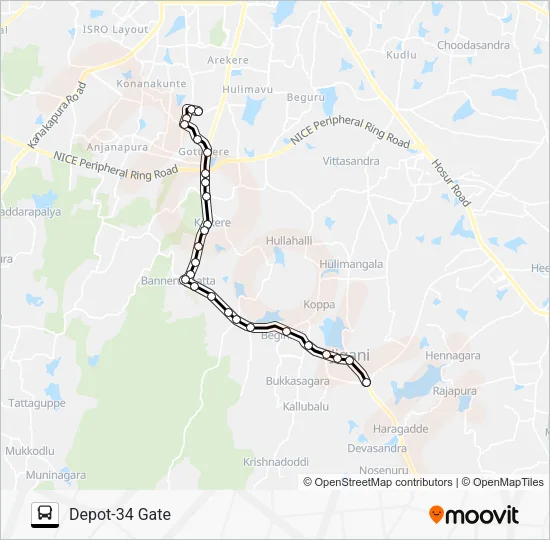 D34G-JSD-JAPC Bus Line Map