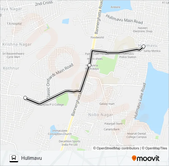 D34G-HLMV Bus Line Map