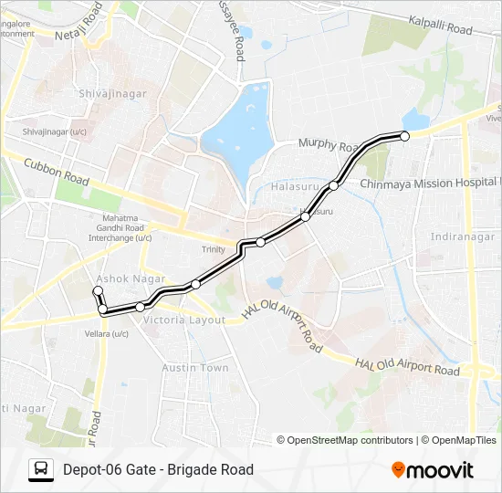 G-3 D6G-BGR Bus Line Map