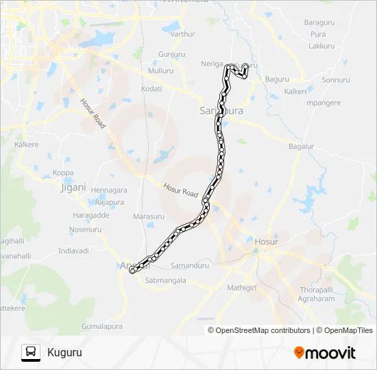 3F-5 ANK-KGR Bus Line Map