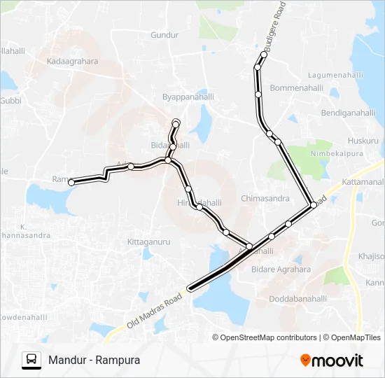 MDR-AVLH-RMP Bus Line Map