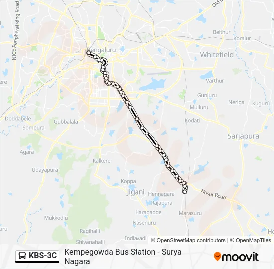 KBS-3C Bus Line Map