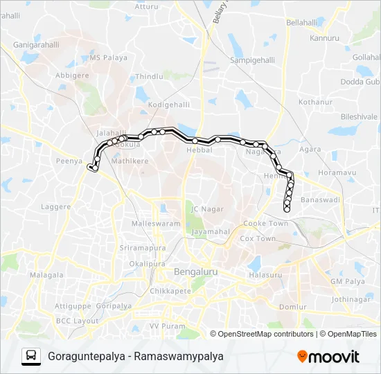 GGP-RMSP Bus Line Map