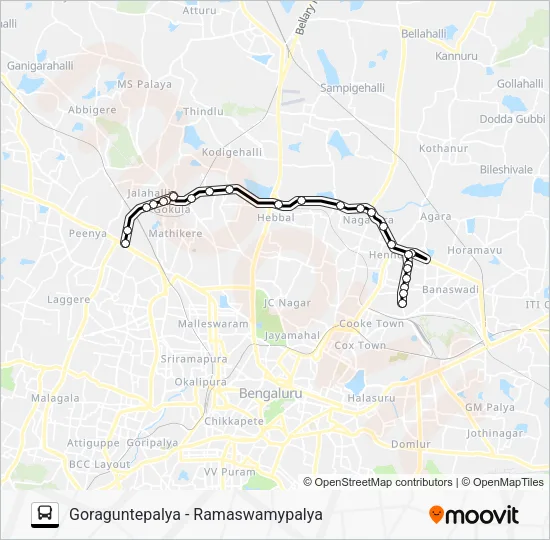 GGP-RMSP Bus Line Map