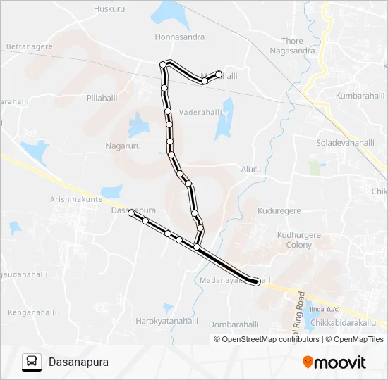 255 MTH-DSP Bus Line Map