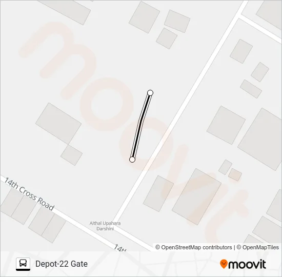D22-D22G Bus Line Map
