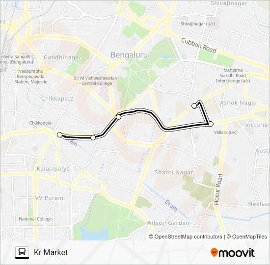 KMT-BCGHS Bus Line Map