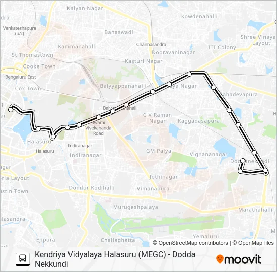 CHAKRA-16A Bus Line Map