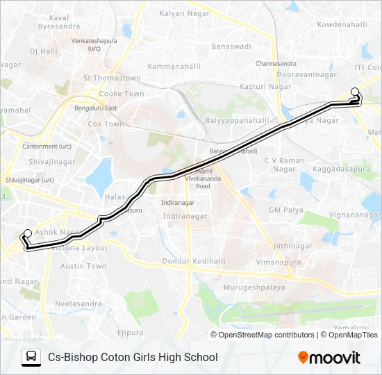 BCGHS-11 Bus Line Map