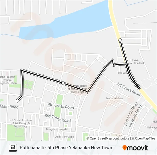PTH-YSTF5 Bus Line Map