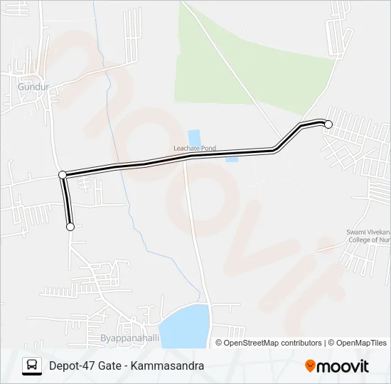 D47G-KMSD Bus Line Map