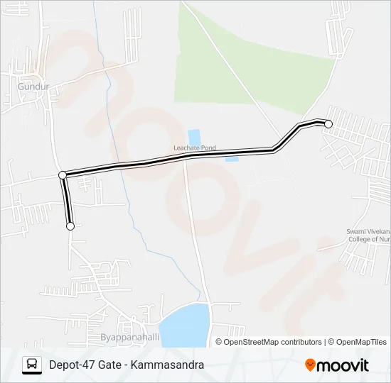 D47G-KMSD Bus Line Map