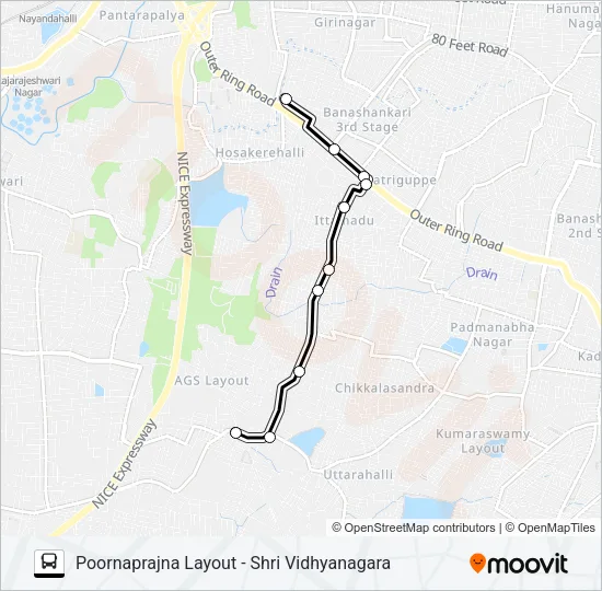 D33G-BSK3 Bus Line Map